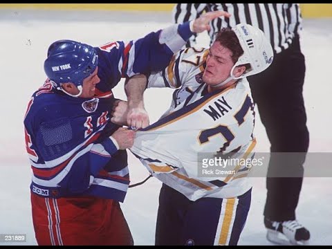 Brad May "Gordie Howe Hat Trick" Dec. 31, 1992