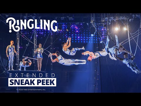 George Caceres and The Flying Caceres | Extended Sneak Peek Full Performance | Ringling