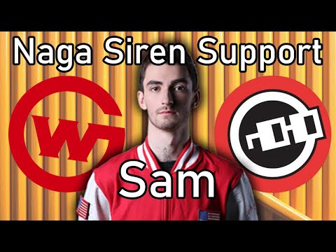 WC Sam - Naga Siren POS 4 - Dota 2 Pro Support Full Games
