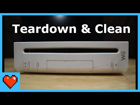 Tearing Down & Cleaning the Nintendo Wii