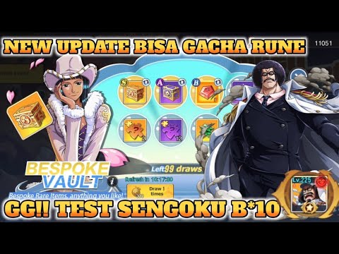 New Updated‼️Bisa Gacha Rune + Re-Banner Sengoku Upgrade B⭐10 🔥 New World Vigour Voyage