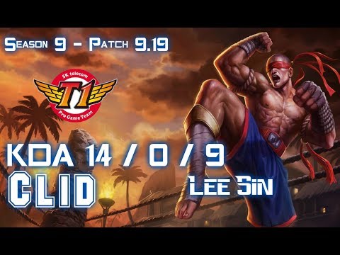 SKT T1 Clid LEE SIN vs KAYN Jungle - Patch 9.19 KR Ranked