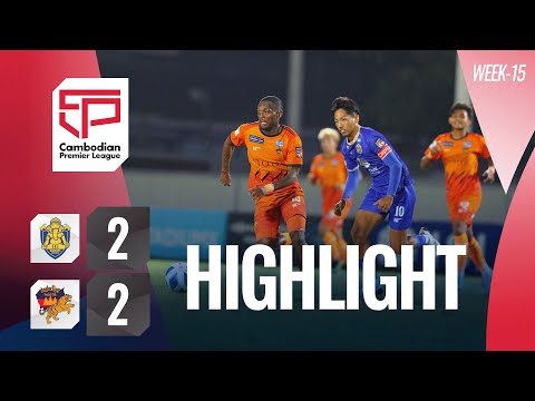 Highlight: ISI Dangkor Senchey FC (2-2) Angkor Tiger FC | CPL-WEEK15