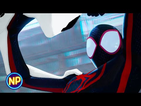 Miles Helps His Dad and Fights The Spot | Spider-Man: Across the Spider-Verse (2023) | Now Playing