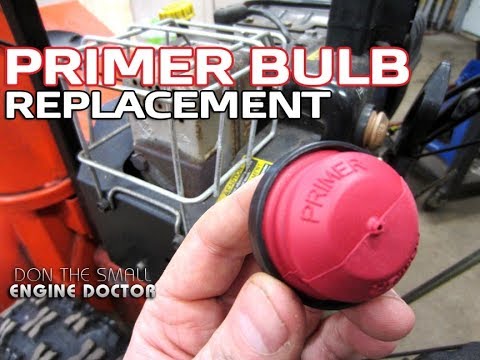 HOW-TO Replace A Snowblower Primer Bulb