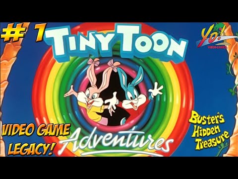 Tiny Toon Video Game Legacy! Buster's Hidden Treasure! Part 1 - YoVideogames