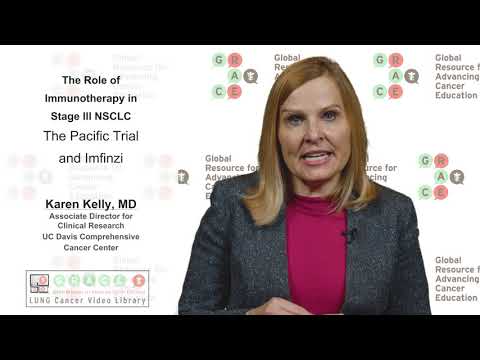 Lung Cancer Video Library - Immunotherapy in Stage lll NSCLC - The Pacific Trial and Imfinzi