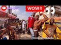 Outdoor muscle time with Mike Odion - Made in Lagos | Happy weekend street muscle show #viral #new