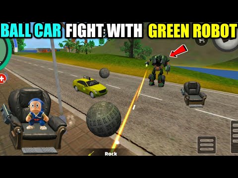 Ball Car Fight With Green Transformer Robot In Rope Hero Vice Town Game | New Update | Gammer Pandey