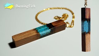 Make a Secret Pendant Necklace with Resin and Wood | Resin ART