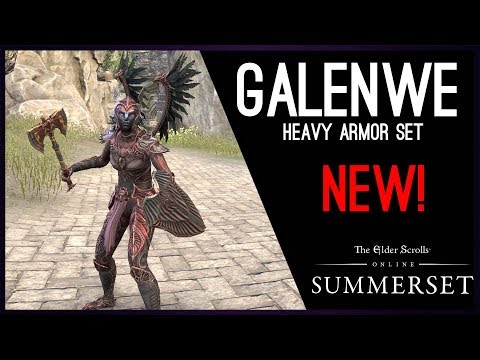 Aegis of Galenwe Heavy Armor Set - PTS Summerset Chapter, Elder Scrolls Online ESO