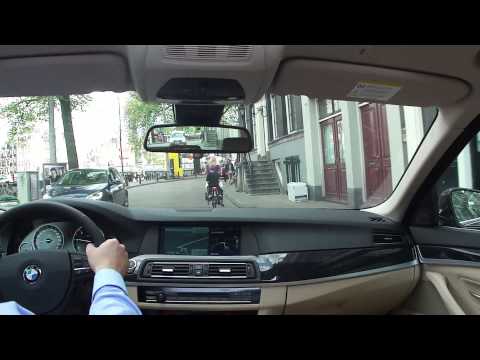 The co-drivers view: Amsterdam city centre