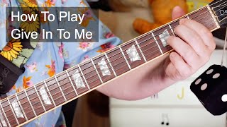 'Give In To Me' Michael Jackson (With Slash) Guitar & Bass Lesson