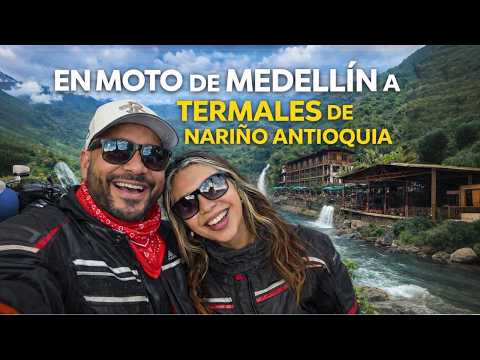 Recorrido en MOTO de Medellin a termales del espitiru santo (Nariño ANTIOQUIA)  🏍️💨  🇨🇴