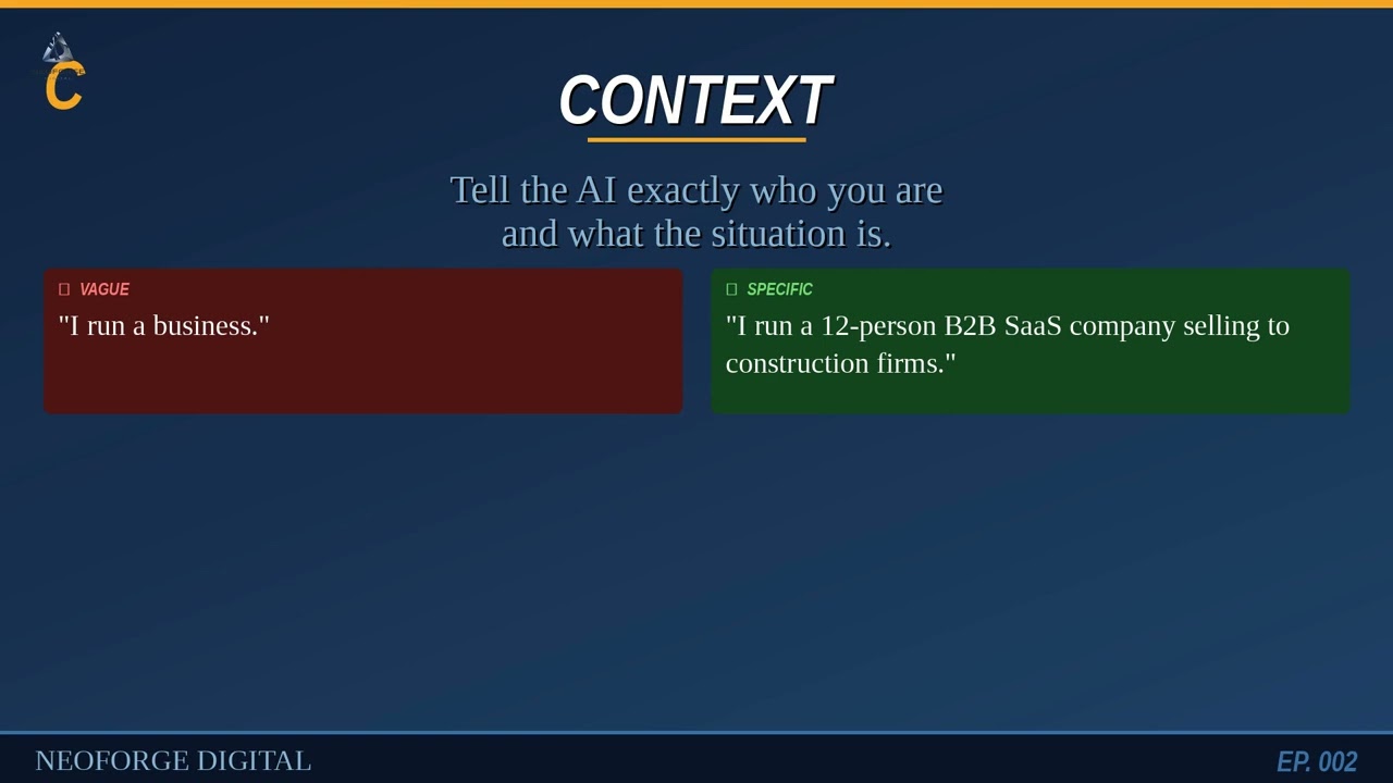Stop Using AI Like Google (The CRISP Prompting Framework)