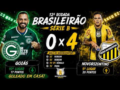 VEXAME NO SERRINHA! GOIÁS É GOLEADO PELO NOVORIZONTINO!
