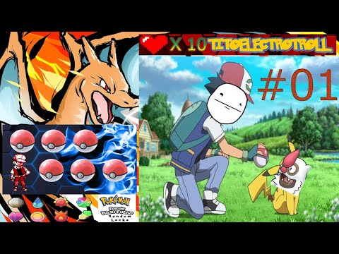 Pokémon Rojo Fuego RandomLocke Ep. 1 - Empieza la aventura! ¿Queréis un mote?