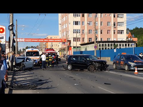 Accident la intersecția străzilor Șoseaua Sibiului și Nisipului | novatv.ro