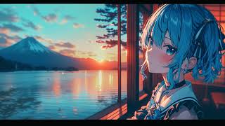 【睡眠用】星街すいせいと一緒に聴く穏やかな波の音【LofiBGM】