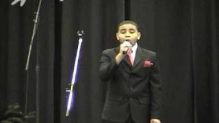 Isaiah Reaves sings "Soon I will be done" Isaiah Reeves