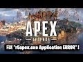 FIX "r5apex.exe Application ERROR" Apex Legends ! FIX "r5apex.exe Application ERROR" Apex Legends !