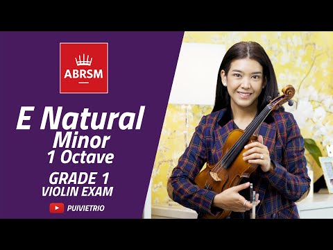 ABRSM : Grade 1 | E Natural Minor - 1 Octave | Scale & Arpeggio | Violin Exam