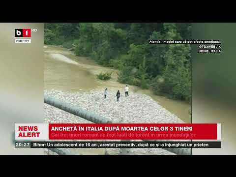 ANCHETĂ ÎN ITALIA DUPĂ MOARTEA CELOR 3 TINERI. Știri B1TV_4 iunie 2024