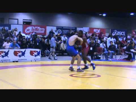 US OPEN GR 74kg - Lester (Army) pin Metzger (OU Underdogs)