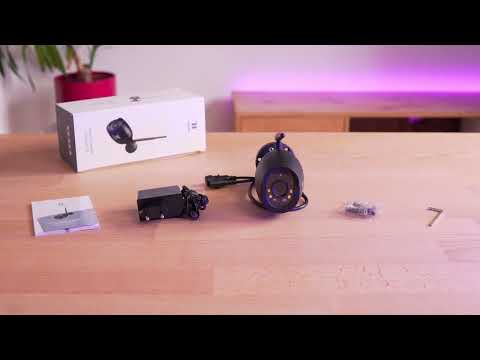 TESLA Smart Outdoor Camera 2K - Obsah balení a párování