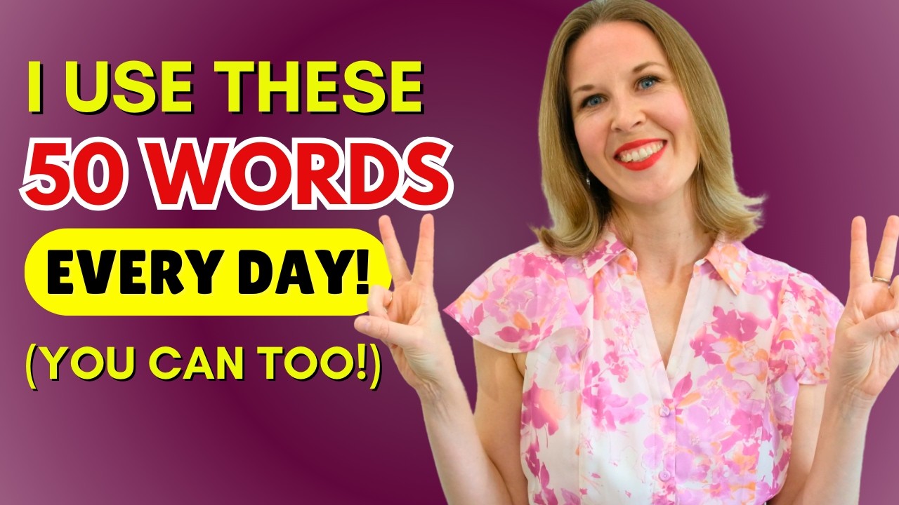 I use these 50 words every day: Daily English Vocabulary