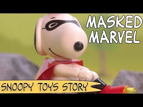 Snoopy | The Masked Marvel | BRAND NEW Peanuts Toy Play | Toys for Kids