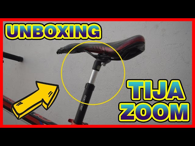 Vídeo relacionado con AARON Spring - Tija de sillín con resorte de 34,9 mm de diámetro, tija de sillín de aluminio con suspensión de 350 mm de longitud, tija de sillín de bicicleta con resorte para bicicleta eléctrica, MTB