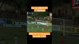 Gol de Rafinha!!! ABECAT 2x0 Anápolis #goianão #futebol #abecat