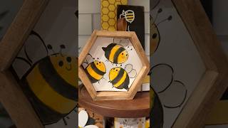 🐝 Easy Watercolor Bumblebee for Beginners | Cute Bee Painting + Bee DIY Tiered Tray Ideas