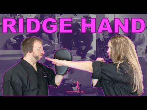 How To Use The Ridge Hand Strike To The Throat - Self Defense For Women