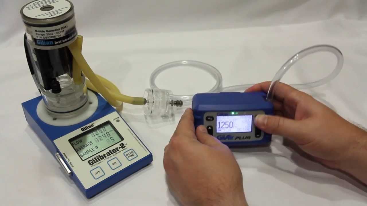 Calibrating the GilAir Plus Air Sampling Pump