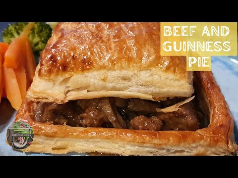 Beef and Guinness Puff Pastry Pie/ Irish Beef and Guinness Pie