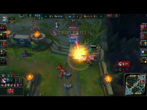 IMT vs FOX Fiora Quadra kill