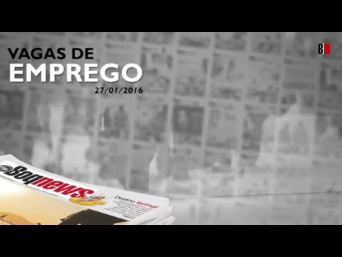 Vagas de emprego 27/01/2016