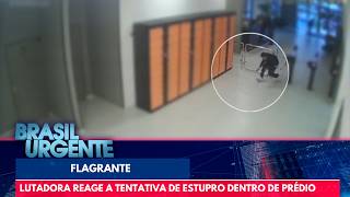 Invasor de prédio se dá mal ao atacar lutadora em SP | Brasil Urgente