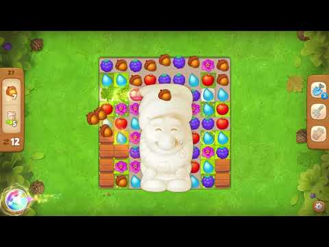 Gardenscapes level 27 No Boosters - 20 Moves 🌱 Gameplay Walkthrough (Android, iOS) Playrix