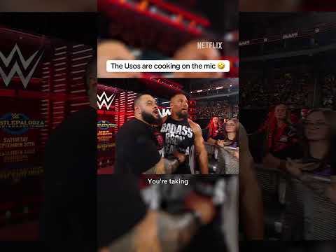 Jey and Jimmy Uso are reunited and the jokes are flowing 💀 #WWEonNetflix #RAWonNetflix