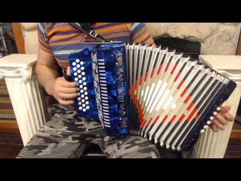 4676 - Blue Baronelli Diatonic Button Accordion GCF Sol MM 31 12 $399