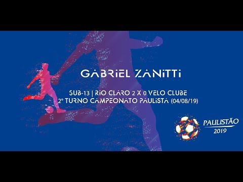 Sub-13 | Rio Claro 2 x 0 Velo Clube | 2° Turno Campeonato Paulista (08/09/19)