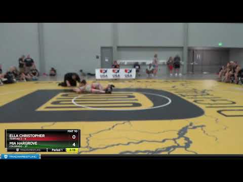 [boutNo] 100 Ella Christopher Team MO 2 Vs Mia Hargrove Colorado