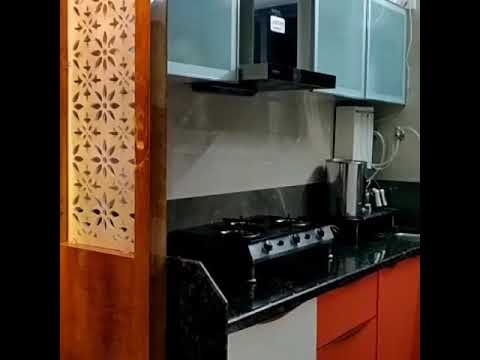 Modern l shape modular kitchen