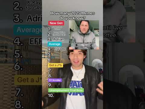 How many 2025 Memes do YOU know???