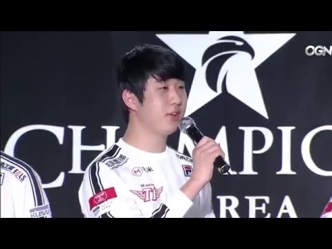 2016 LCK Spring Final - ROX Tigers vs. SKTelecom T1 Winner Interview (Subtittles)