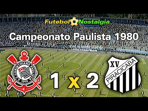 Corinthians 1 x 2 XV de Piracicaba - 25-05-1980 ( Campeonato Paulista )