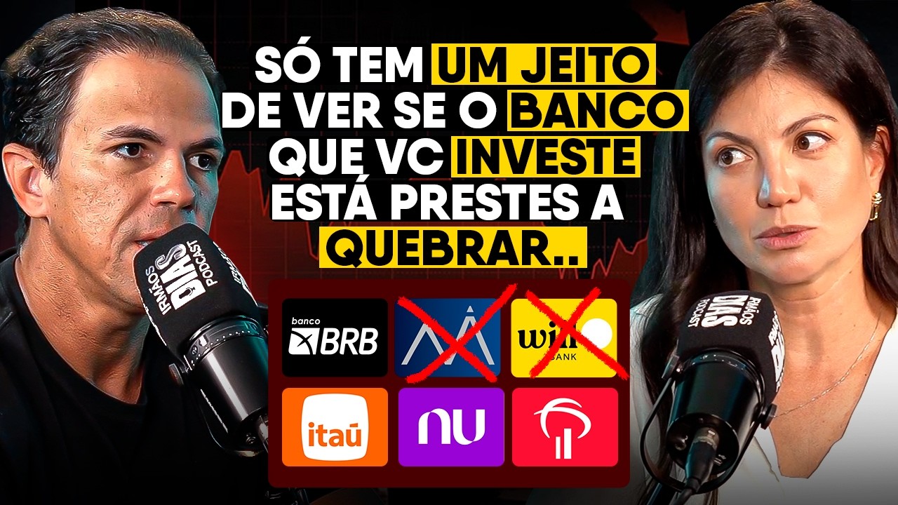 Seu BANCO pode QUEBRAR? Como se PROTEGER disso e BLINDAR seus INVESTIMENTOS! - MARILIA FONTES